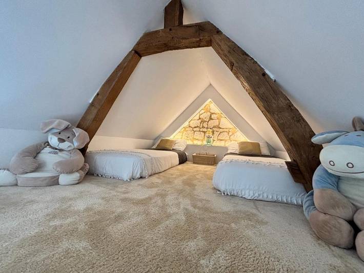 Gîte pour 4 personnes, avec vue ainsi que terrasse et jardin, animaux acceptés à Neuillé - 2