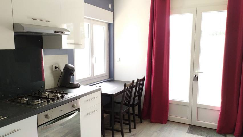Appartement de vacances pour 4 personnes, avec jardin