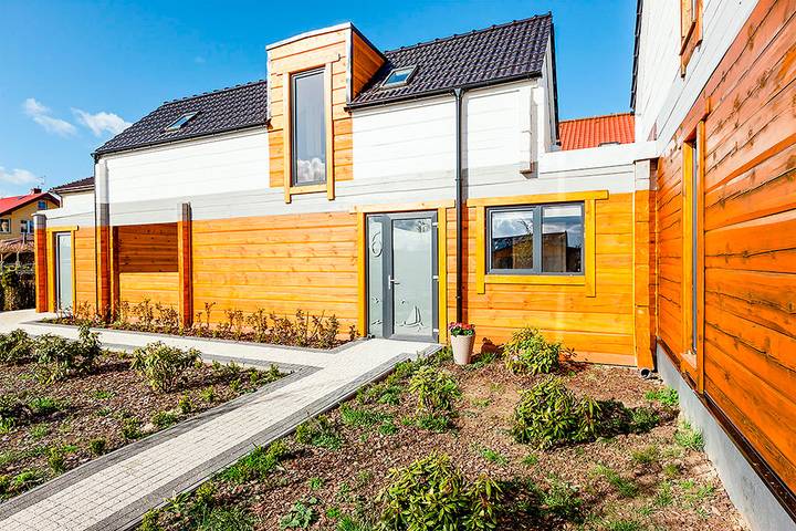 Ferienhaus für 7 Personen, mit Terrasse in Grzybowo