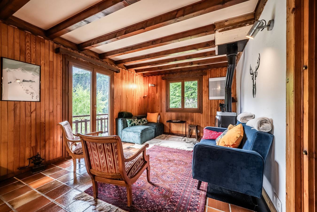 Chalet 'Chez Juju' mit Bergblick, privater Terrasse und Wi-Fi in Abondance, Les Portes du Soleil