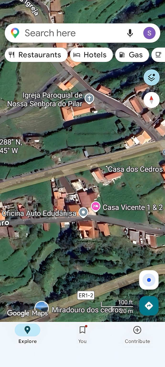 Casa Vicente Apartment mit Meerblick und privatem Garten in Flores (Azoren)