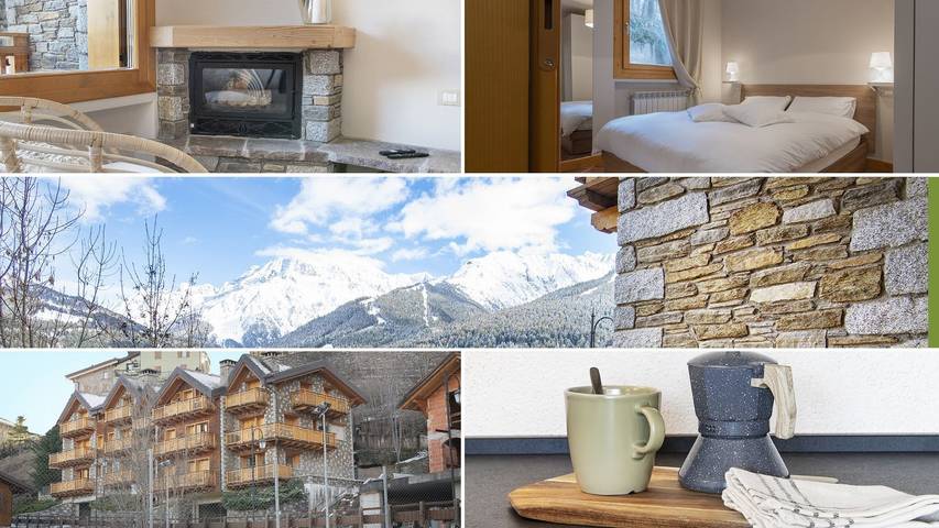 Gîte pour 4 personnes, avec balcon et jardin à Temù - 3