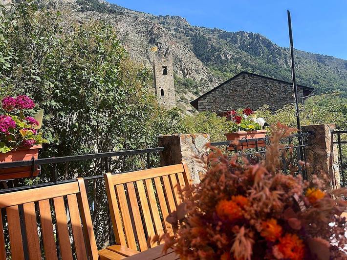 Ferienhaus für 4 Personen mit Balkon/Terrasse in Porta, Parc naturel régional des Pyrénées catalanes