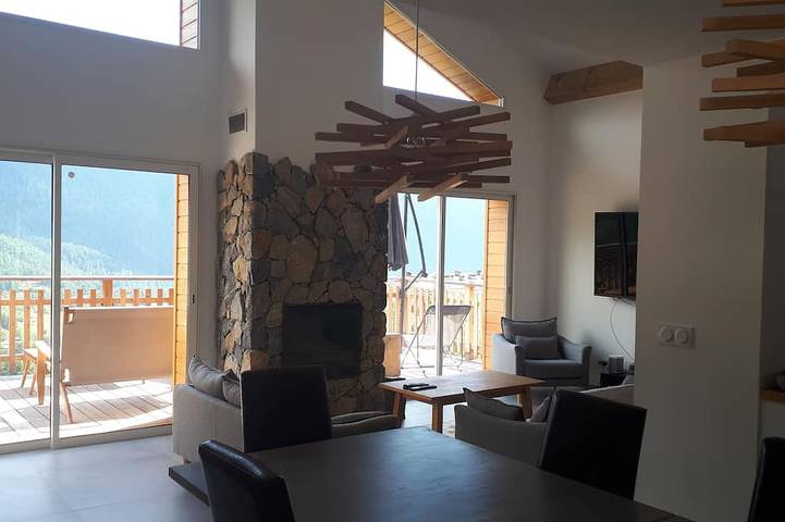 Chalet pour 8 personnes, avec Terrasse
