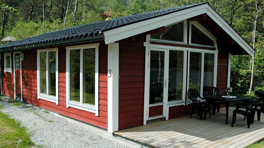 Feriehus for 4 personer, med terrasse og utsikt i Stryn 