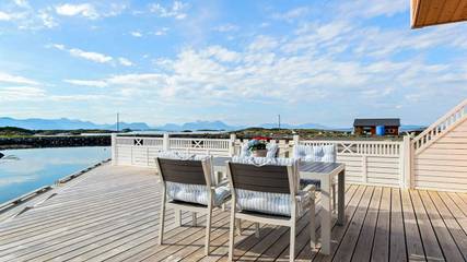 Ferienhaus für 9 Personen, mit Terrasse in Sandøy