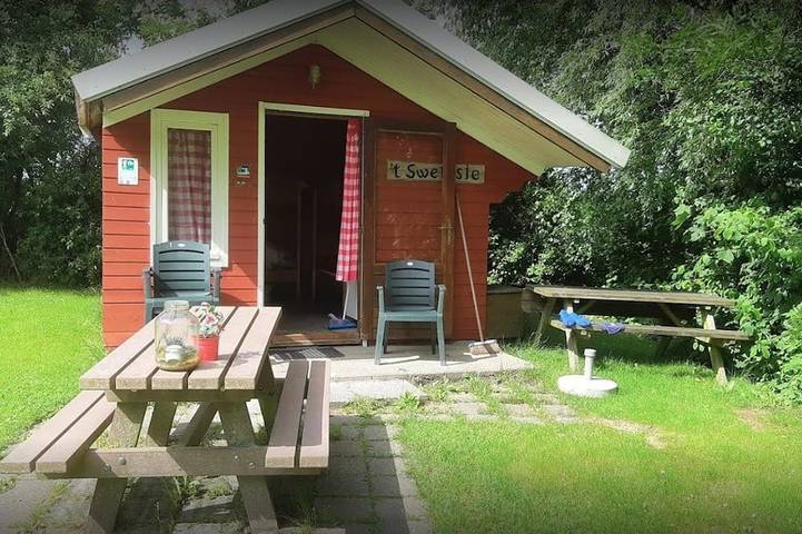 Blockhütte für 4 Personen, mit Garten - 1