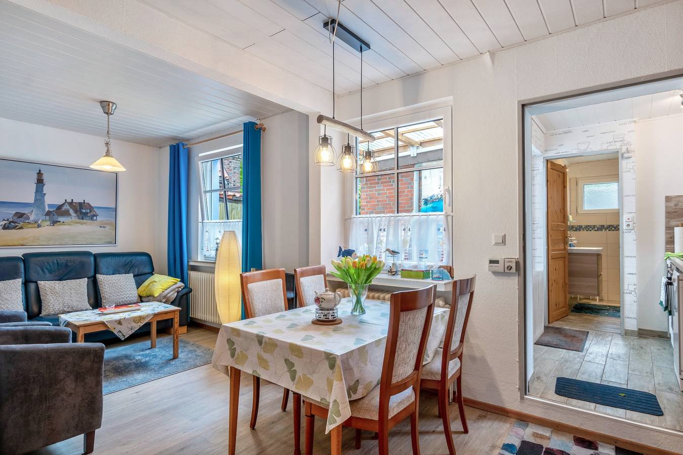 Ganze Wohnung, Apartment 'Ferienwohnung 1, Erdgeschoss' mit privater Terrasse und Wlan in Hooksiel, Wangerland