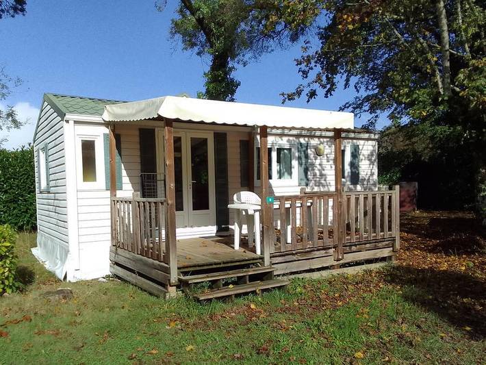 Camping Plein Air Neuvicois - Mobilheim 5 personen - Duo7 29m² (2 Zimmer) in Périgord Blanc