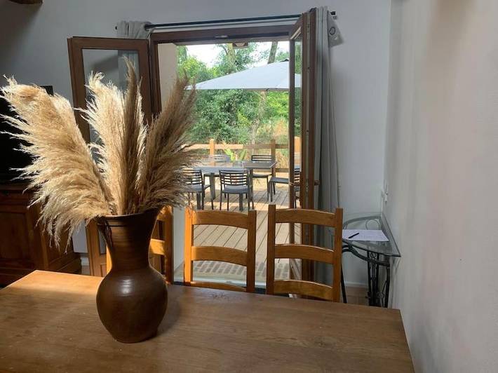 Maison de vacances pour 5 personnes, avec Terrasse ainsi que Jardin et Vue