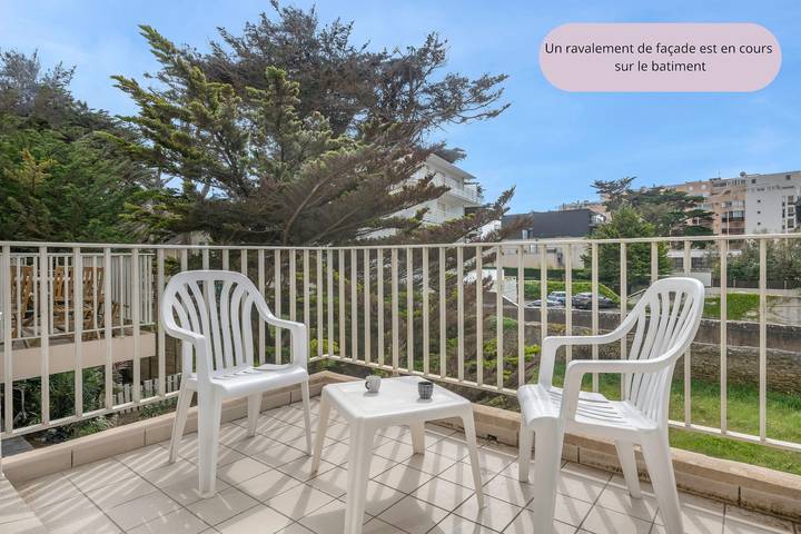 Gîte pour 4 personnes, avec Balcon à Pornichet