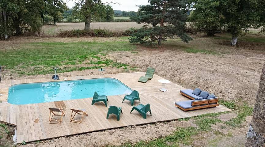 Chambre d’hôte pour 3 personnes, avec jardin et piscine ainsi que terrasse et vue, animaux acceptés à Bressuire - 4