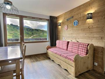 Gîte pour 4 personnes, avec terrasse dans Belle Plagne