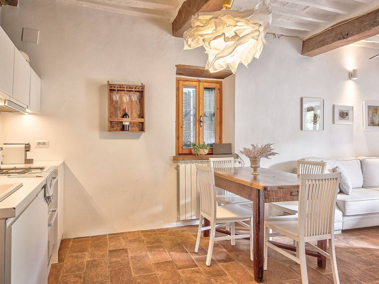 Ganze Wohnung, Charmante toskanische Wohnung mit Balkon und Blick. in Sinalunga, Siena Provinz