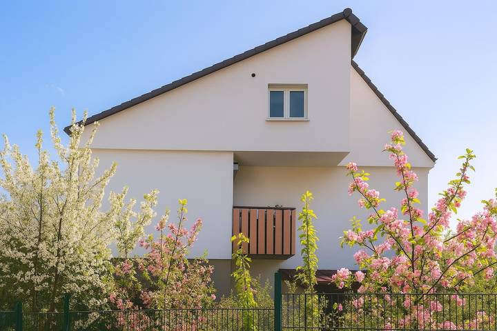 Ferienwohnung für 2 Personen, mit Balkon und Garten