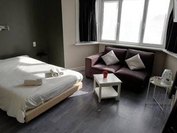 Maison d’hôte pour 2 personnes, avec terrasse et vue, animaux acceptés à La Panne