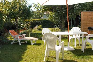 Location de vacances pour 4 personnes, avec piscine et jardin, animaux acceptés à Le Grand-Village-Plage