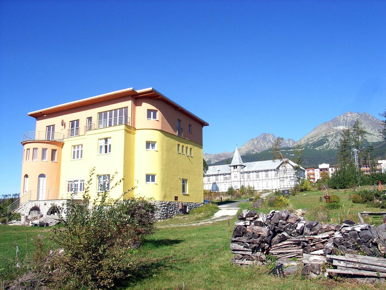 Ganze Wohnung, Apartment mit Panoramablick auf die Tatra in Tatranska Lomnica Ski Area, Vysoké Tatry