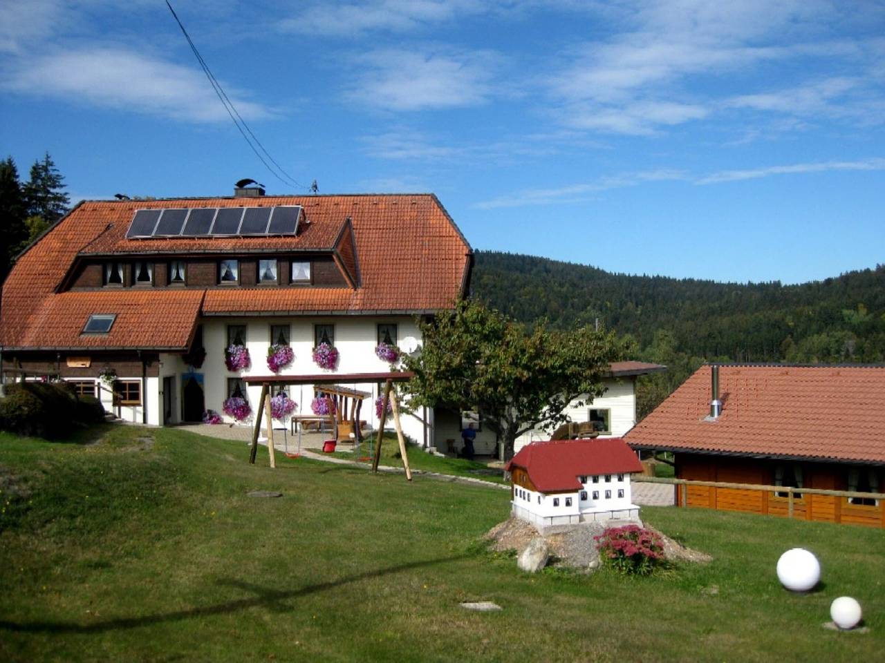 Ganze Wohnung, Ferienwohnung "Widercherie" mit Gemeinschaftsgarten, Balkon und Wi-Fi in Dachsberg, Südschwarzwald