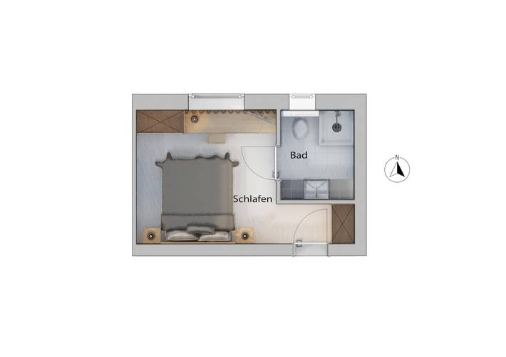Ganze Ferienwohnung, Doppelzimmer ohne Balkon in Obergurgl, Sölden (Österreich)