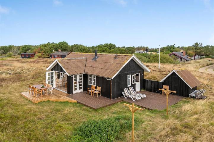 Ferieudlejning for 5 personer, med Terrasse på Fanø