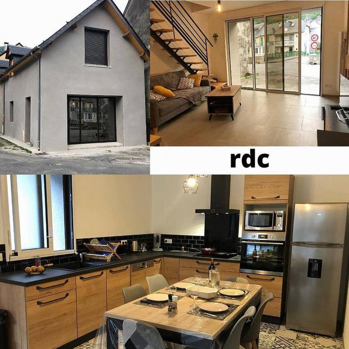 Location de vacances pour 9 personnes, adapté aux familles à Sarrancolin