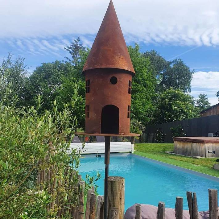 Maison de vacances pour 4 personnes, avec jardin ainsi que piscine et jacuzzi