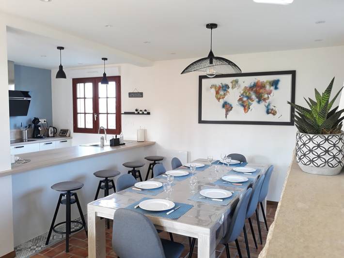 Gîte pour 8 personnes, avec jardin et terrasse