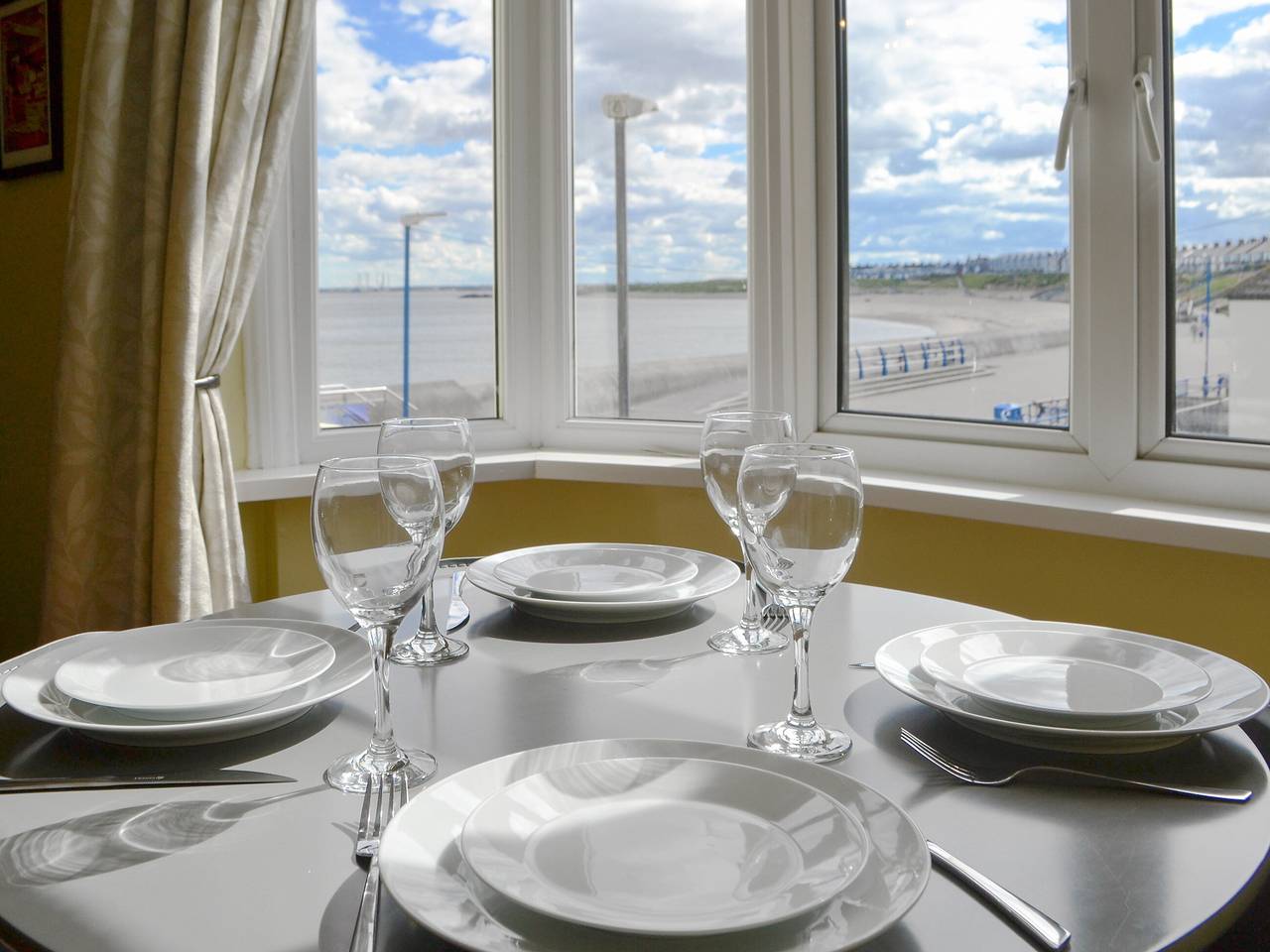 Bertys Beach View in Newbiggin-by-the-Sea, Northumberland