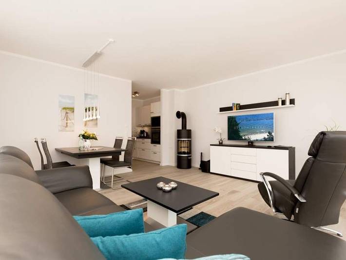 Ferienwohnung für 4 Personen, mit Balkon und Sauna