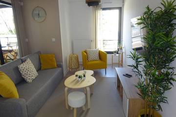 Appartement De Vacances pour 4 Personnes dans Colombes, Hauts-de-Seine, Photo 2