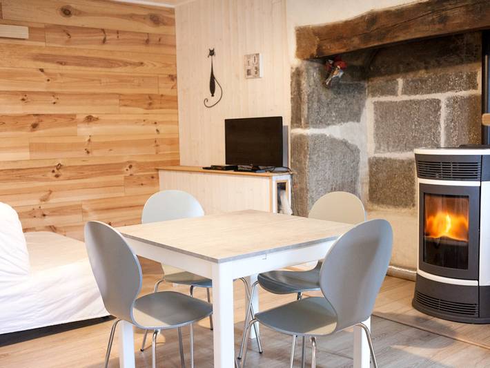 Gîte pour 4 personnes, avec terrasse et jardin, animaux acceptés dans le Cantal - 3