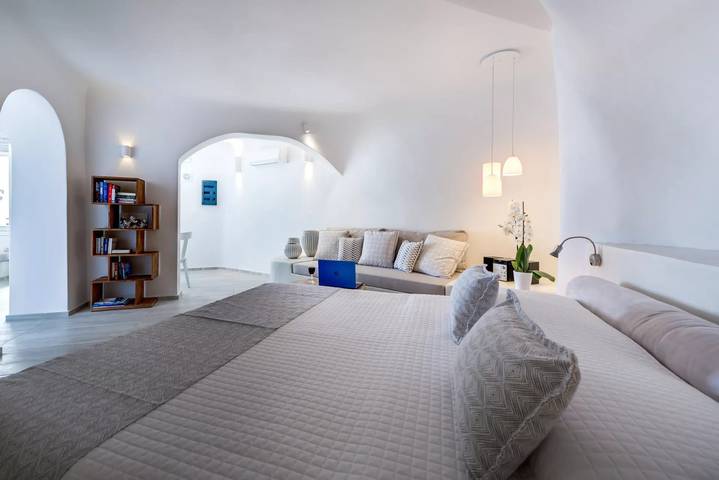Villa pour 2 personnes, avec vue sur l’océan et terrasse dans Firostefani - 4