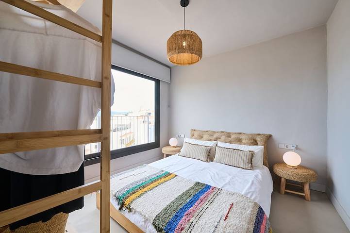 Entire apartment, El Rancho at the beach in Els Pins Blanes, Blanes