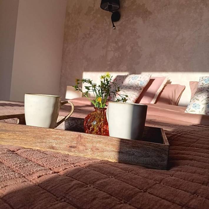 Maison d’hôte pour 2 personnes, avec Balcon et Terrasse ainsi que Jardin et Vue