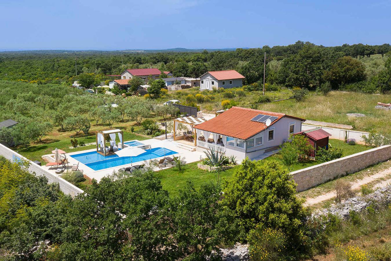 Ferienhaus Bilos  in Gajana, Südküste Istrien