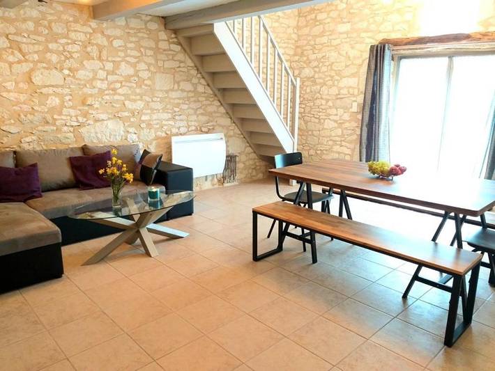 Maison de vacances pour 6 personnes, avec terrasse et piscine