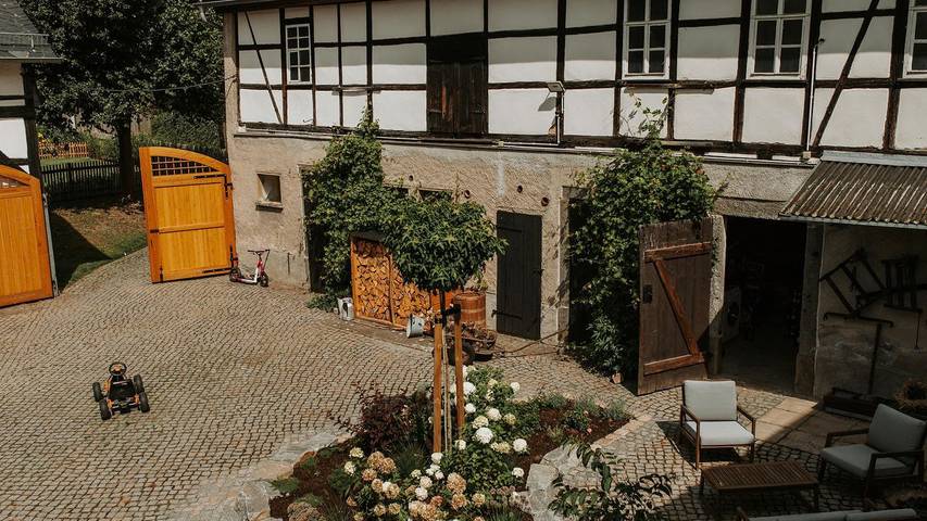 Ferienwohnung für 4 Personen, mit Terrasse und Garten