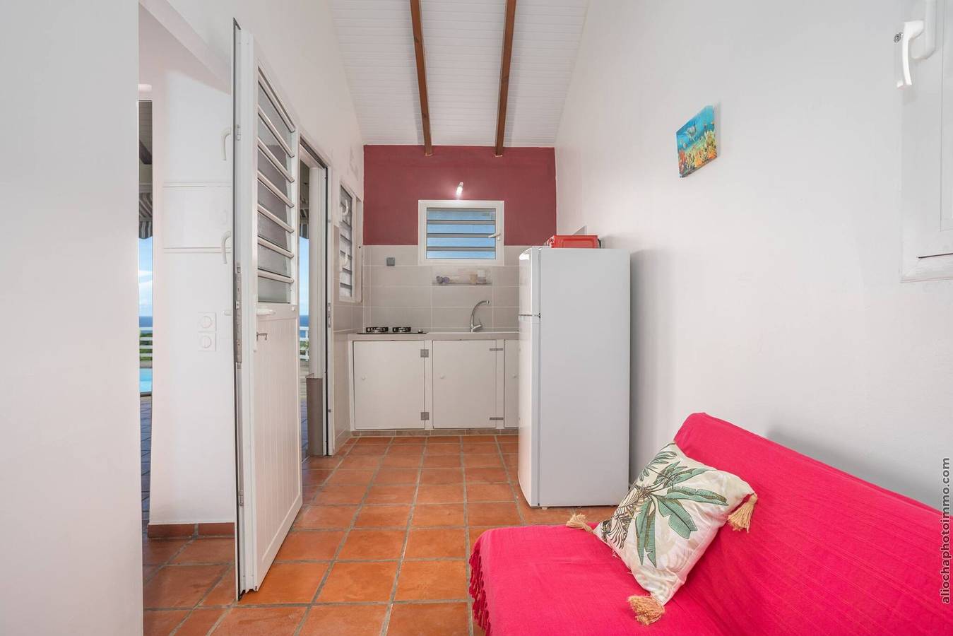 Ganze Wohnung, Bungalow avec piscine au cœur de la campagne Vert in Sainte-Marie, Martinique