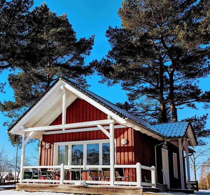 Camping für 6 Personen, mit Terrasse und Garten sowie Sauna und Seeblick in Mecklenburg-Vorpommern - 4