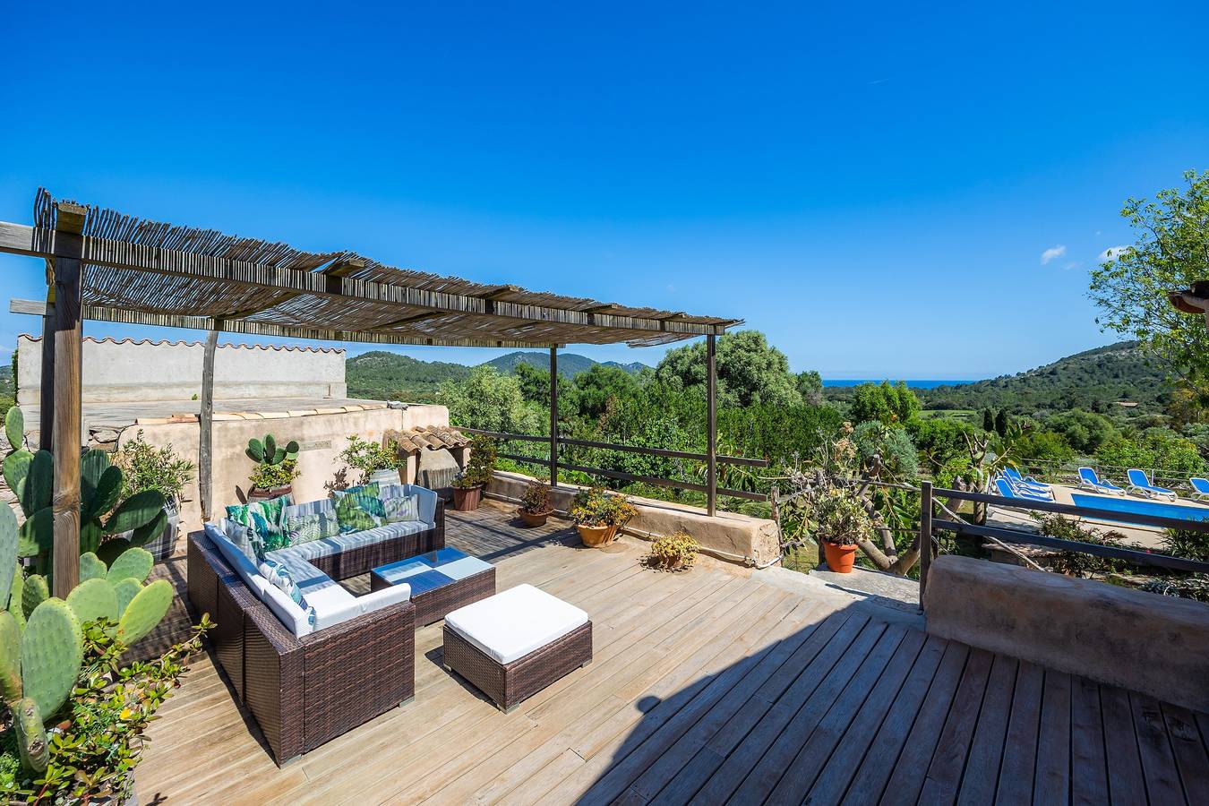 Villa 'Es Rafal De Baix' mit Meerblick, Wi-Fi und Klimaanlage in Son Servera, Mallorca Osten