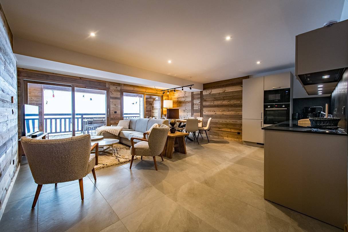 Appartement de vacances entier, Appartement 8 personnes dans une résidence neuve sur le front de neige in La Toussuire, Fontcouverte-la-Toussuire