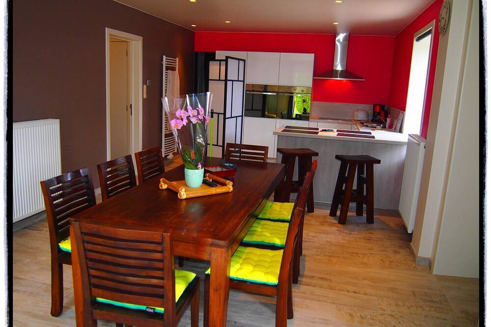 Schitterend huisje \"L'Archipel\" volledig nieuw, ruim, origineel en comfortabel. in Elzele, Henegouwen