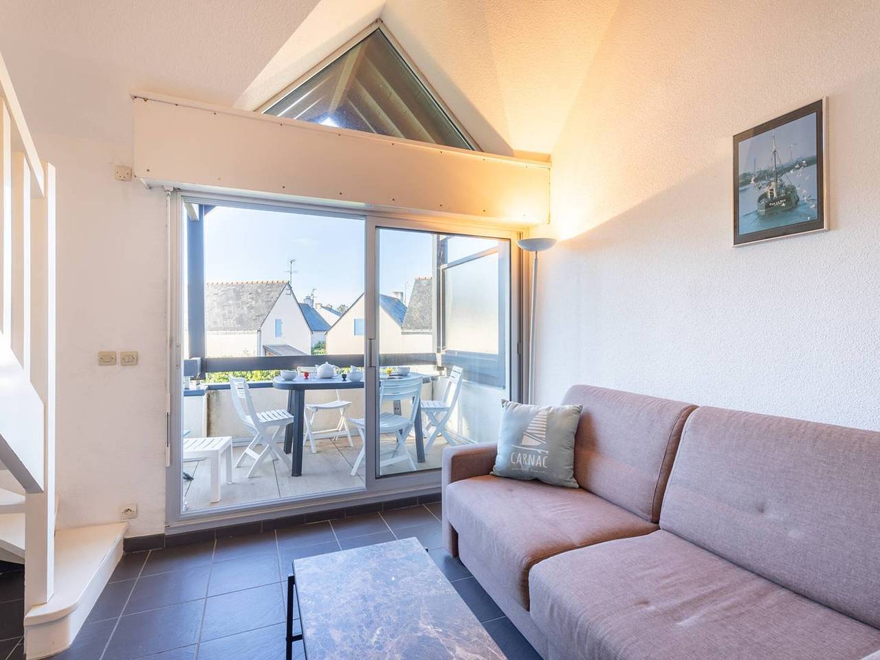 Appartement entier, Carnac : Duplex 3 Pièces, Balcon, Animaux Admis, Parking in Carnac, Côte des Mégalithes