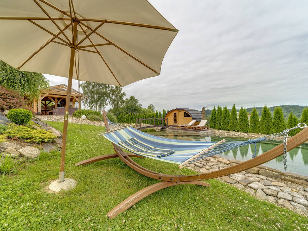 Bieszczady Chata in Karpaten (Polen)