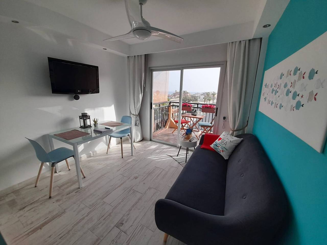 Ferienwohnung 'Cute Studio In The Sun' mit Gemeinschaftspool, Balkon und Wlan in Playa Jardin, Puerto de la Cruz
