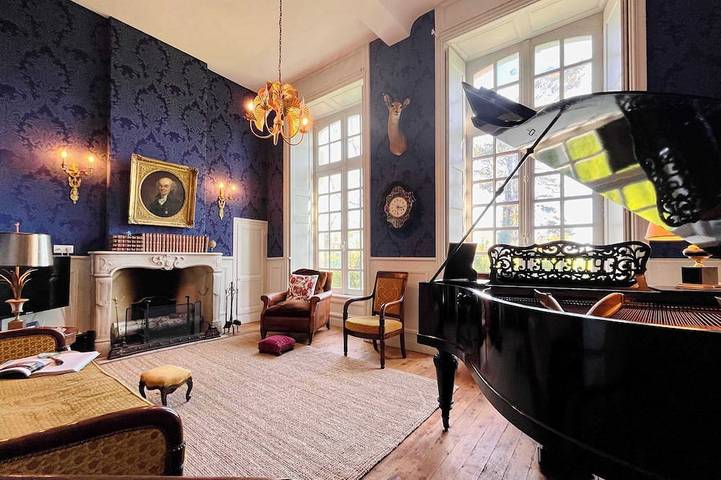 Château pour 8 personnes, avec jardin dans la Manche - 4