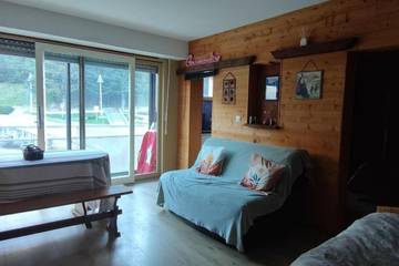 Chalet pour 6 personnes, avec balcon et vue, animaux acceptés dans Gourette