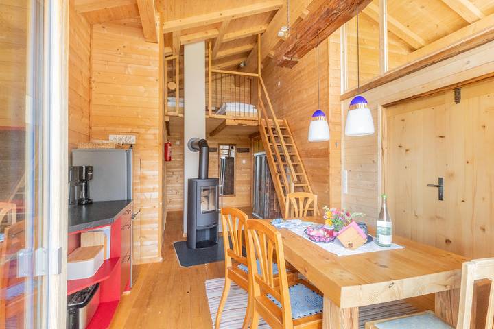 Biohof Beim Danner - Appartment Bernadette 40qm mit Balkon und Bergblick in Riedering, Landkreis Rosenheim