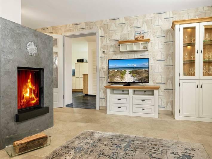 Ganze Wohnung, Ferienwohnung Me-See mit Kamin und Zugang zum Breitling in Nordwestmecklenburg (Wismar und Umgebung)